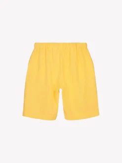 SARASTUS pellavashortsit - keltainen