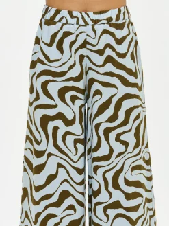 SAVANNA housut - vaaleansininen