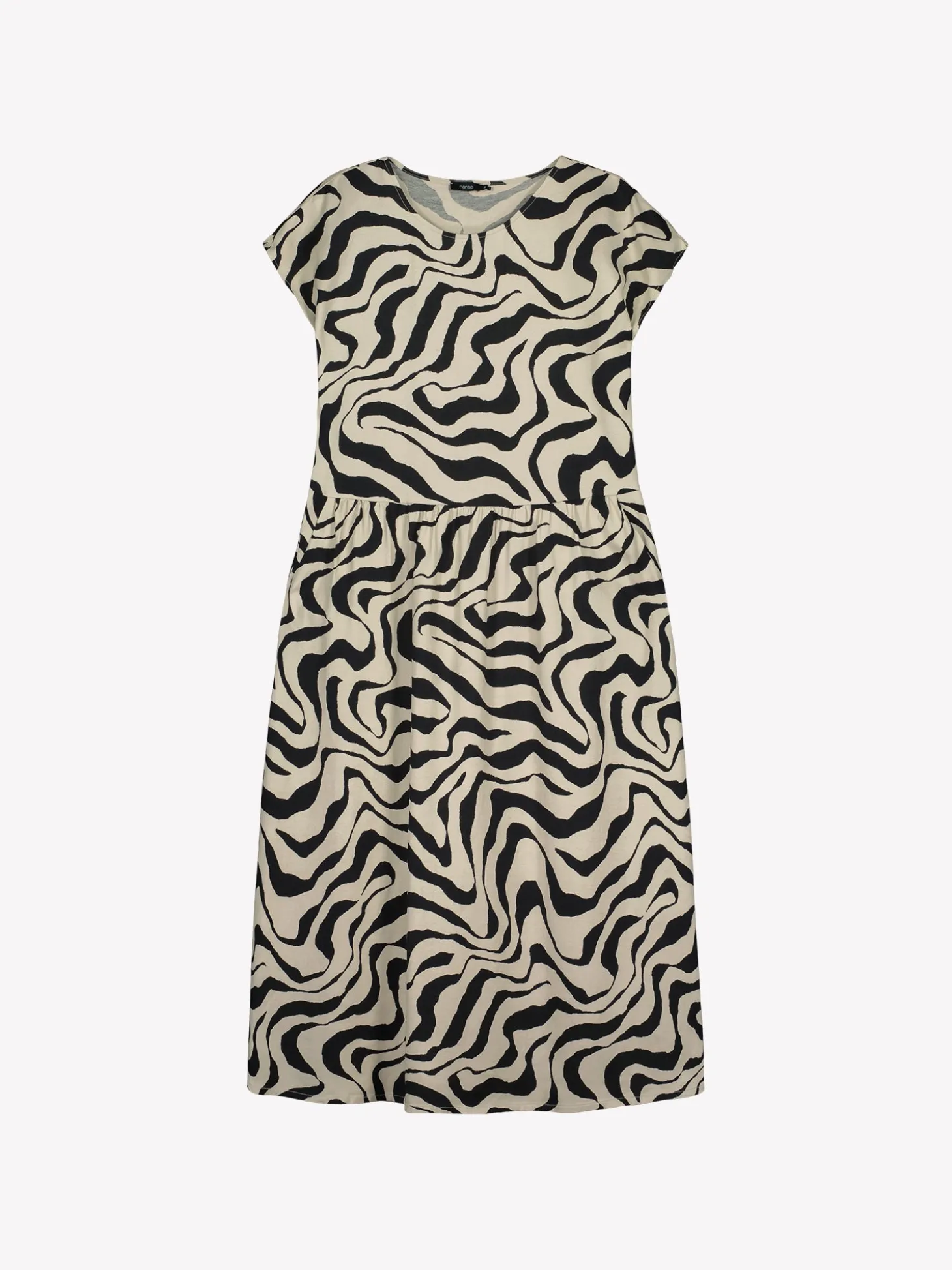 SAVANNA pitkä kangasmekko - beige