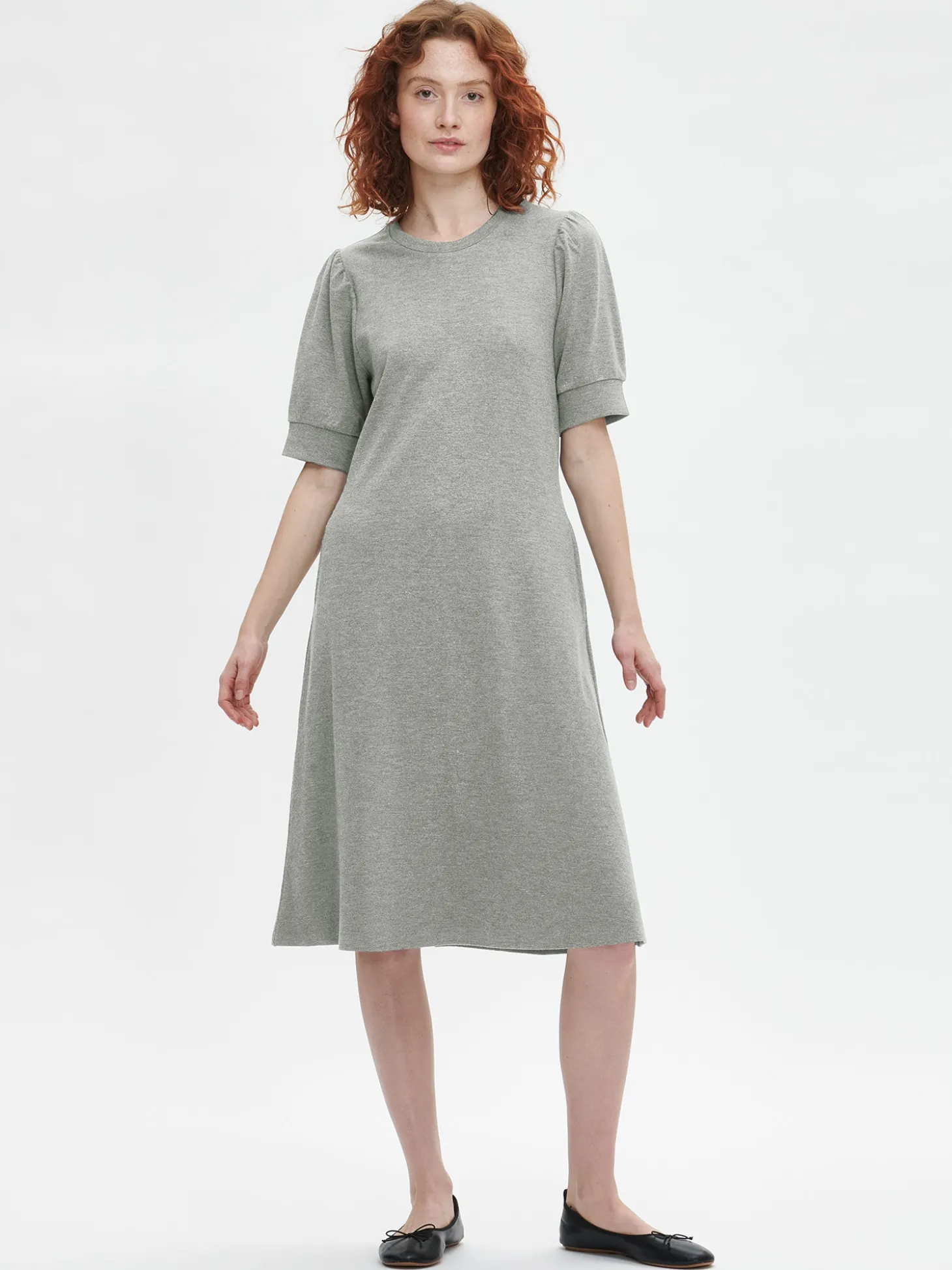 SÖDE mekko - meleerattu harmaa