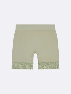 SEAMLESS LACE SHORT leggingsit - vihreä