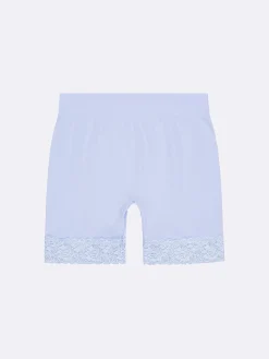 SEAMLESS LACE SHORT leggingsit - sininen