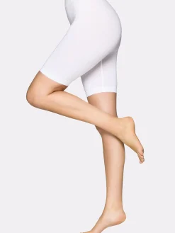 SEAMLESS SHORT leggingsit - valkoinen