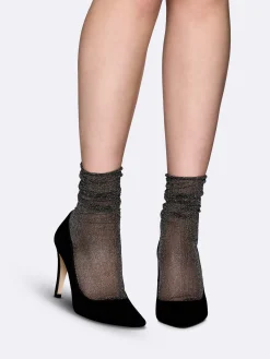 SHIMMER nilkkasukat - musta