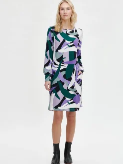 SIIMES lyhyt trikoomekko - monivärinen