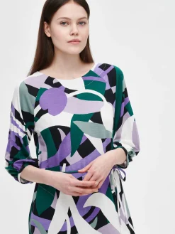 SIIMES pitkä trikoomekko - monivärinen