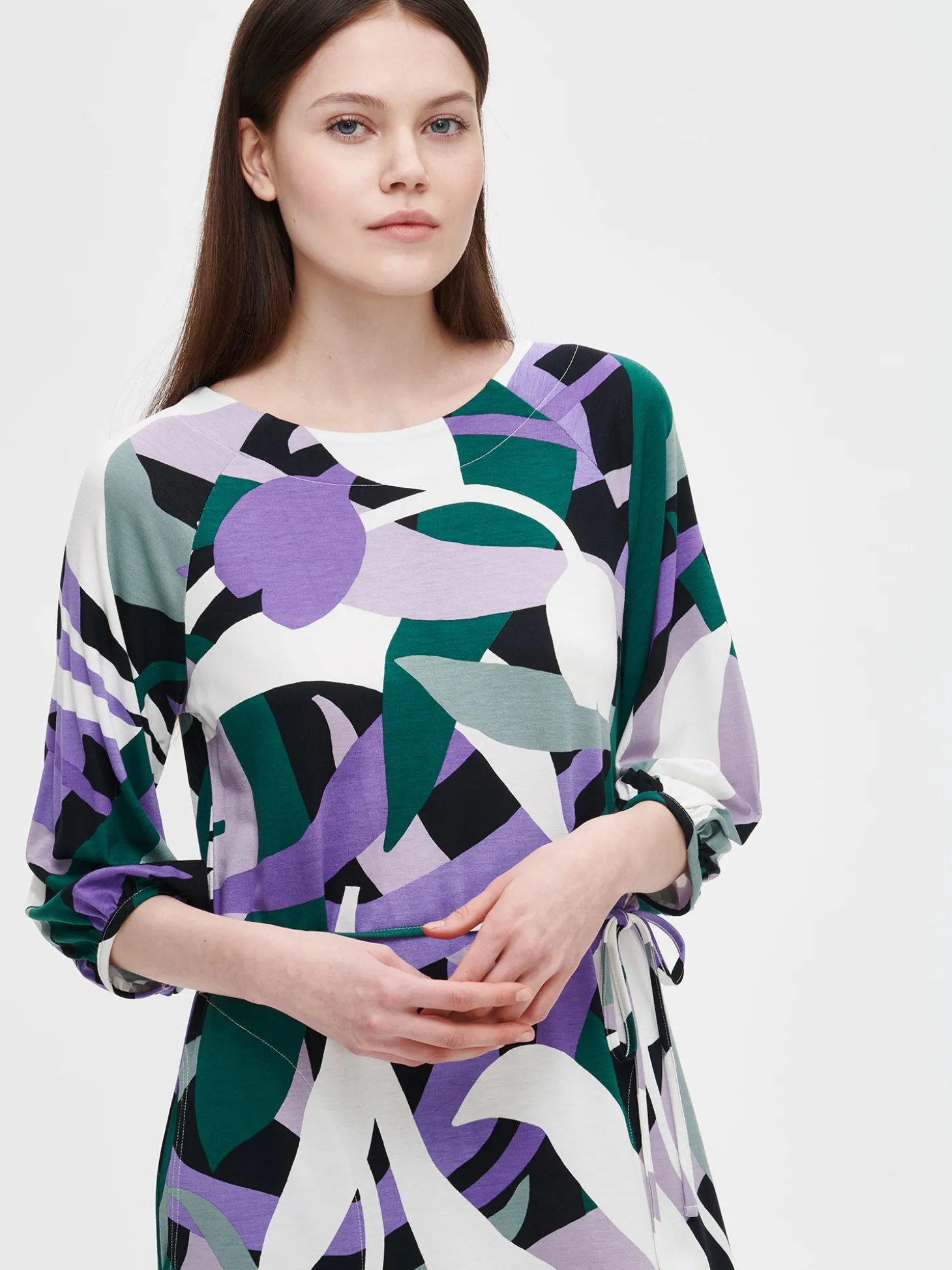 SIIMES pitkä trikoomekko - monivärinen