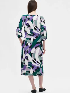 SIIMES pitkä trikoomekko - monivärinen