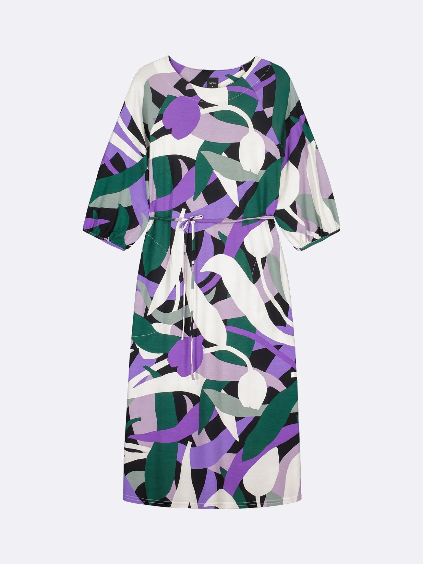 SIIMES pitkä trikoomekko - monivärinen