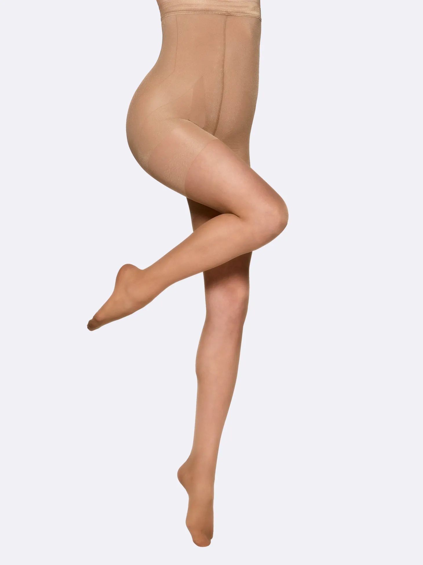 SILHOUETTE CONTROL TOP 20 den sukkahousut - suntan