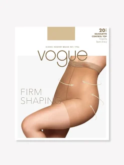 SILHOUETTE CONTROL TOP 20 den sukkahousut - musta