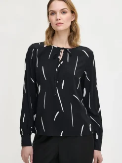 SIVELLIN pusero - mustavalkoinen