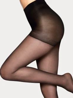 SLIM MAGIC CTRL TOP 20 den muotoilevat sukkahousut - musta