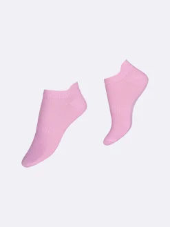 SPORT SNEAKER sukat, 2 paria - vaaleanpunainen-valkoinen