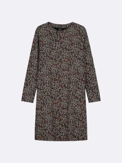 TAMMI trikoomekko - ruskeasävyinen