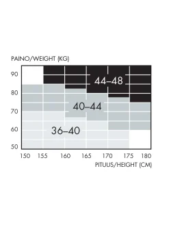 TANYA 70 den sukkahousut - musta