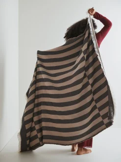 TIE torkkupeitto - musta-beige