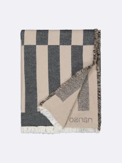 TIE torkkupeitto - musta-beige