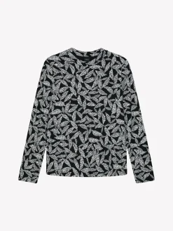 TRIINE pusero - mustavalkoinen