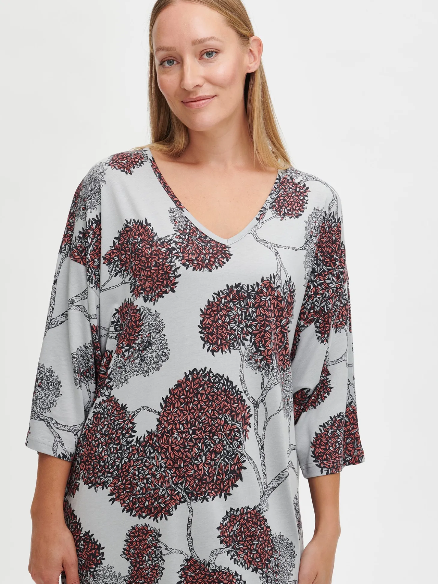 TUOMI kaftaani - harmaa