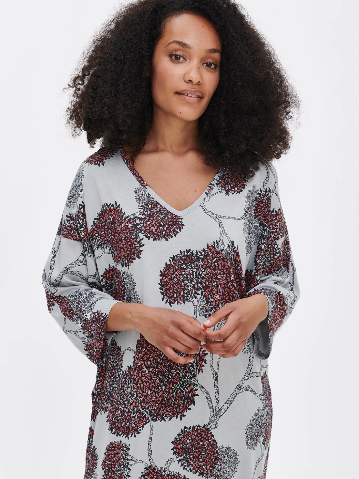 TUOMI kaftaani - harmaa