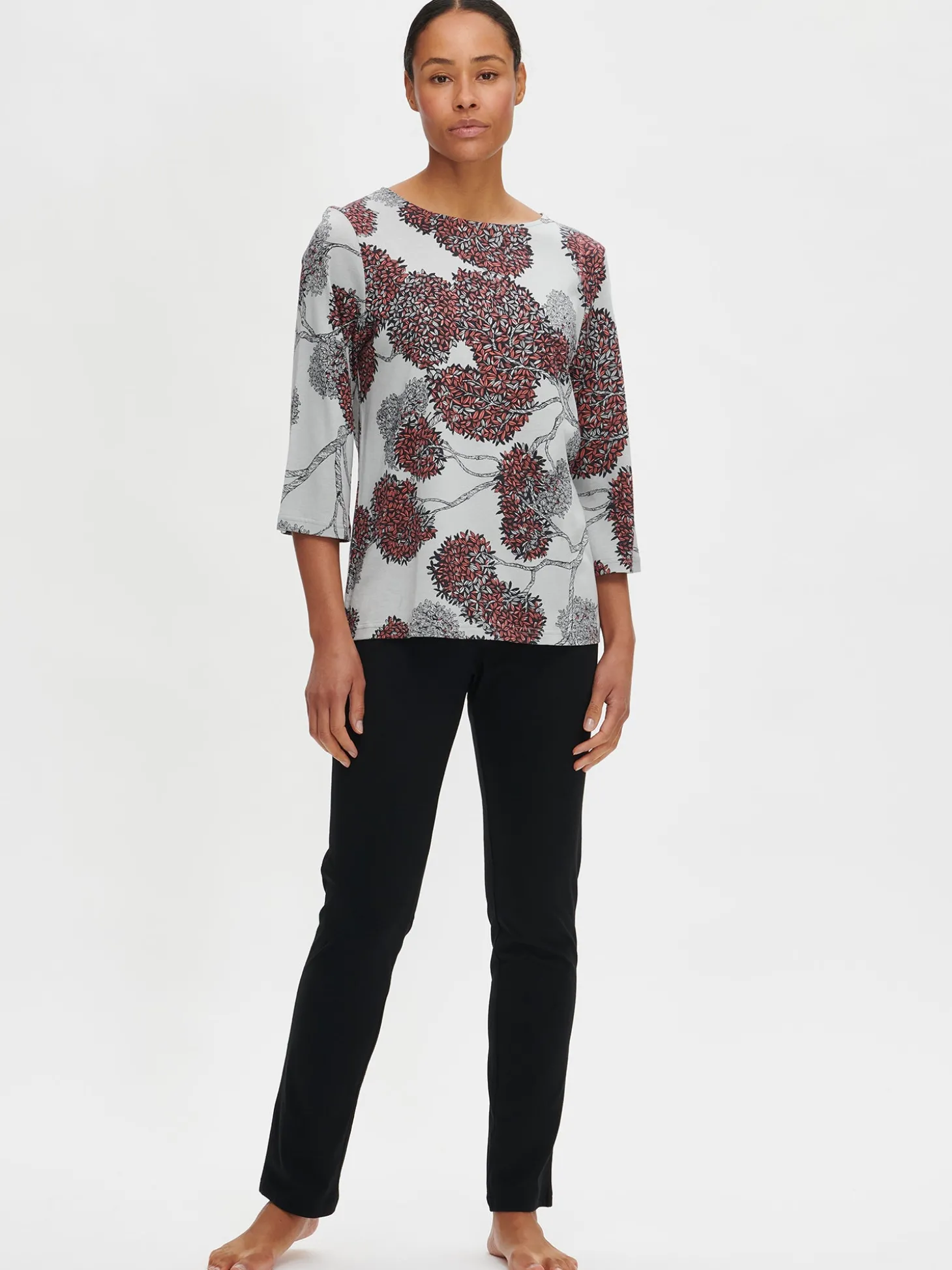 TUOMI pyjama - harmaa