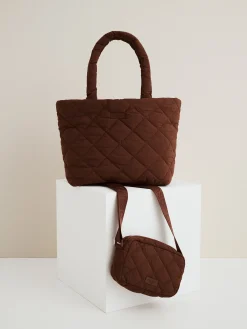 VANU olkalaukku - tummanruskea