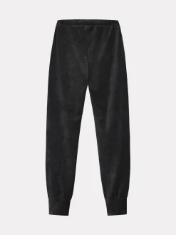 VELUURI housut - meleerattu harmaa