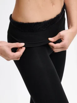 VELVET THERMO leggingsit - musta