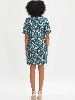 VERNA lyhyt kangasmekko -vihreä