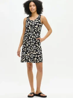 VERNA lyhyt trikoomekko - musta