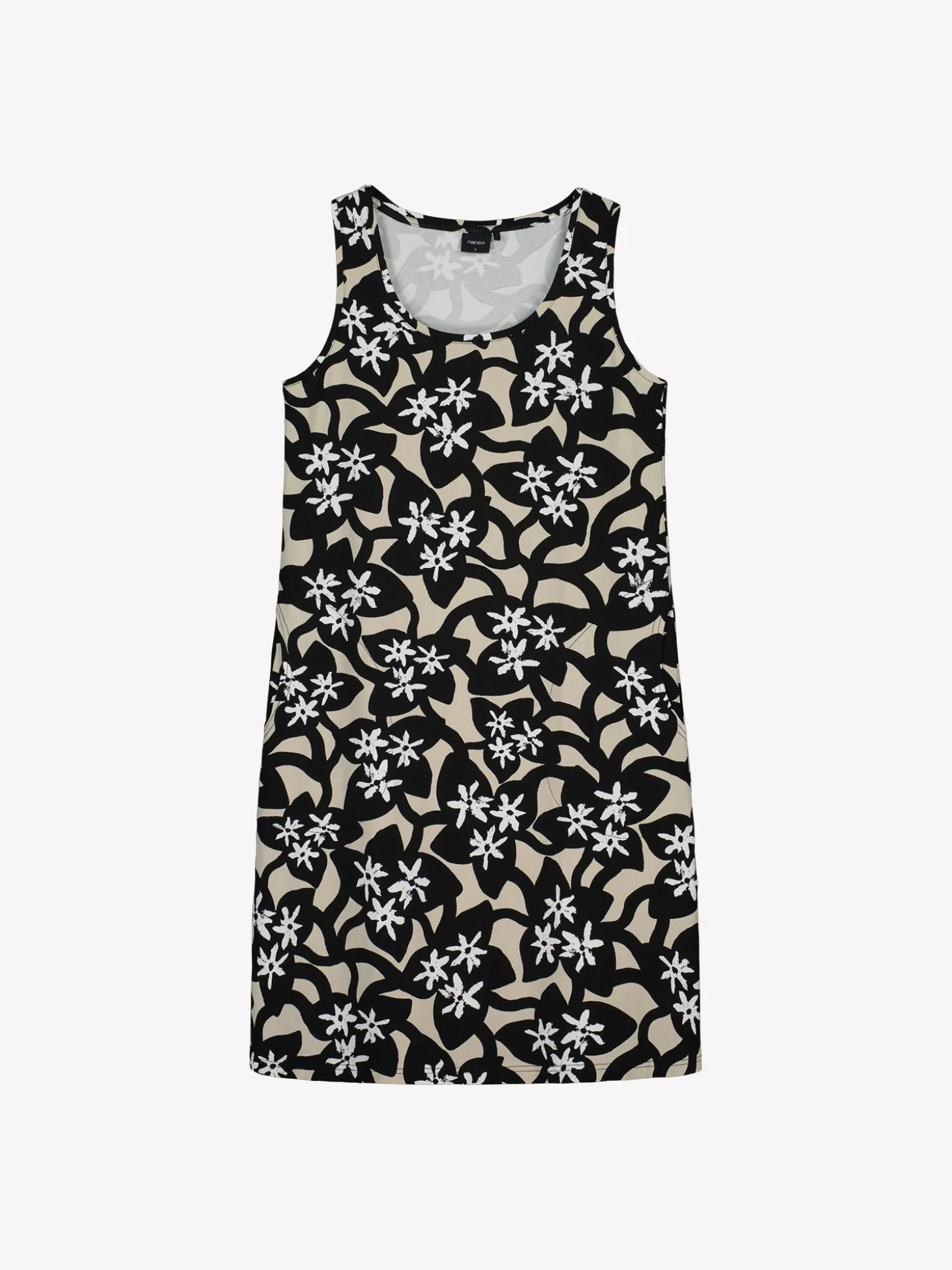 VERNA lyhyt trikoomekko - musta