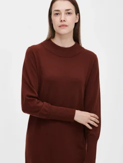 VILLIS lyhyt neulemekko - ruskea