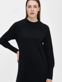 VILLIS lyhyt neulemekko - musta