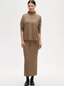 VILLIS neulehame - ruskeanharmaa