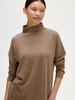 VILLIS neulepusero - ruskeanharmaa