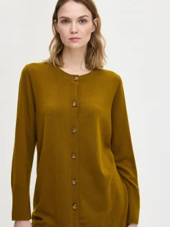 VILLIS neuletakki - oliivinvihreä