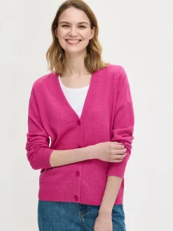 VILLIS neuletakki - pinkki