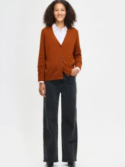 VILLIS neuletakki - ruskea