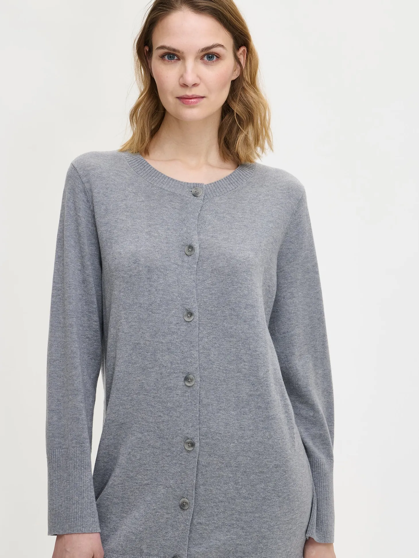 VILLIS neuletakki - vaaleanharmaa