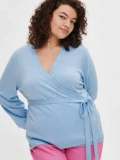 VILLIS neuletakki - vaaleansininen