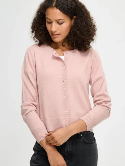 VILLIS neuletakki napeilla - vaaleanpunainen