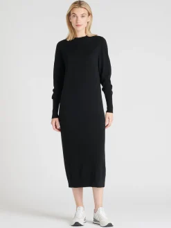 VILLIS pitkä neulemekko - musta