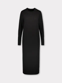 VILLIS pitkä neulemekko - musta