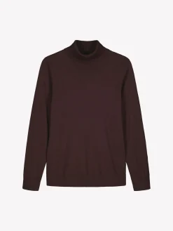 VILLIS pooloneule - tummanpunainen