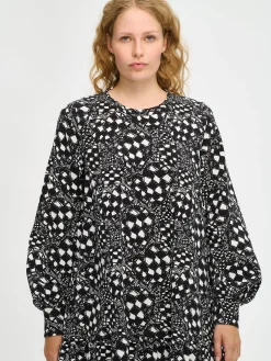 VIRKKUU mekko - mustavalkoinen