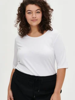 VISKOOSI BASIC t-paita - valkoinen